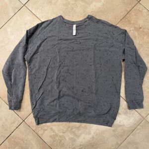 Athleta Women’s Gray Speckled Crewneck Sweatshirt Size Medium